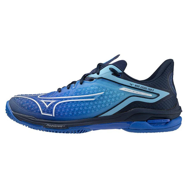 Mizuno Wave Exceed Tour 6 AC Bellwether Blue/White Men's Tennis Shoes