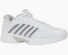 K Swiss Hypercourt Express 3 junior Tennis Shoe WHT/DWN BL/BLK